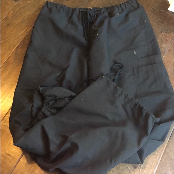 Black 100% polyester hip hop pants - Picture 1 of 1